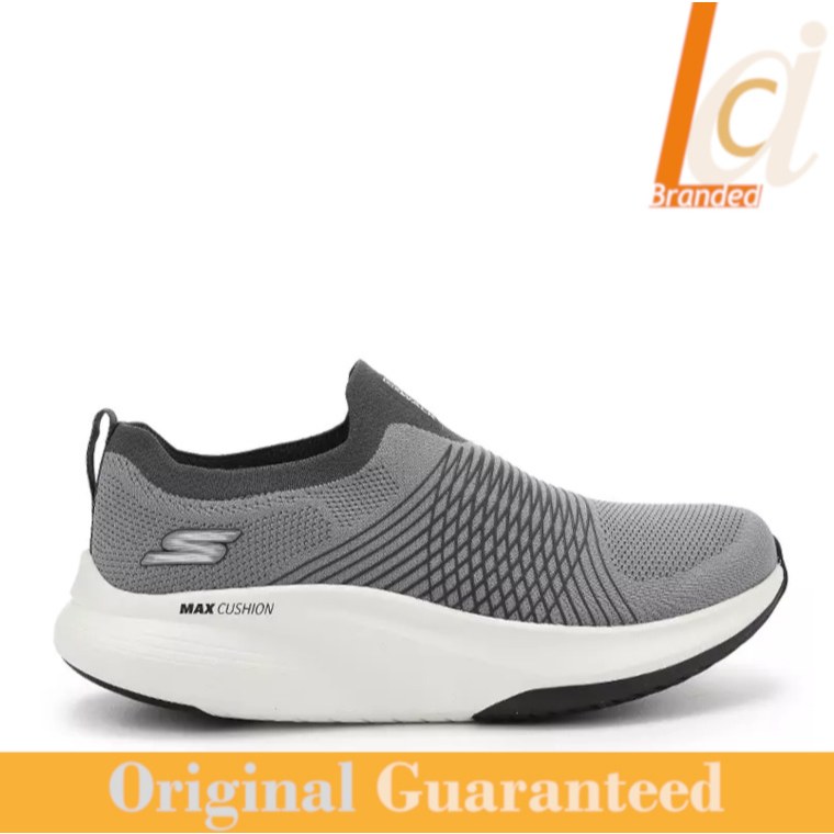 Sepatu Platform Sneakers/Slip On Pria Original Skechers Go Walk Max Walker - Grey