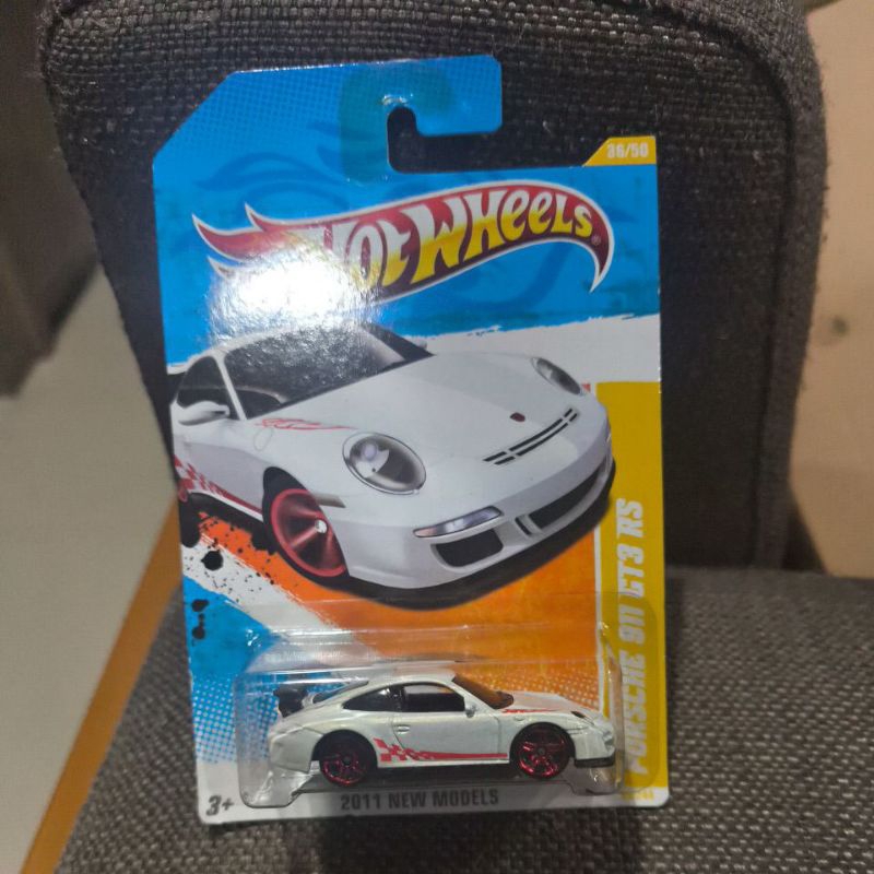 Hot Wheels Porsche 911 GT3 RS Putih 2011 HW Premiere White