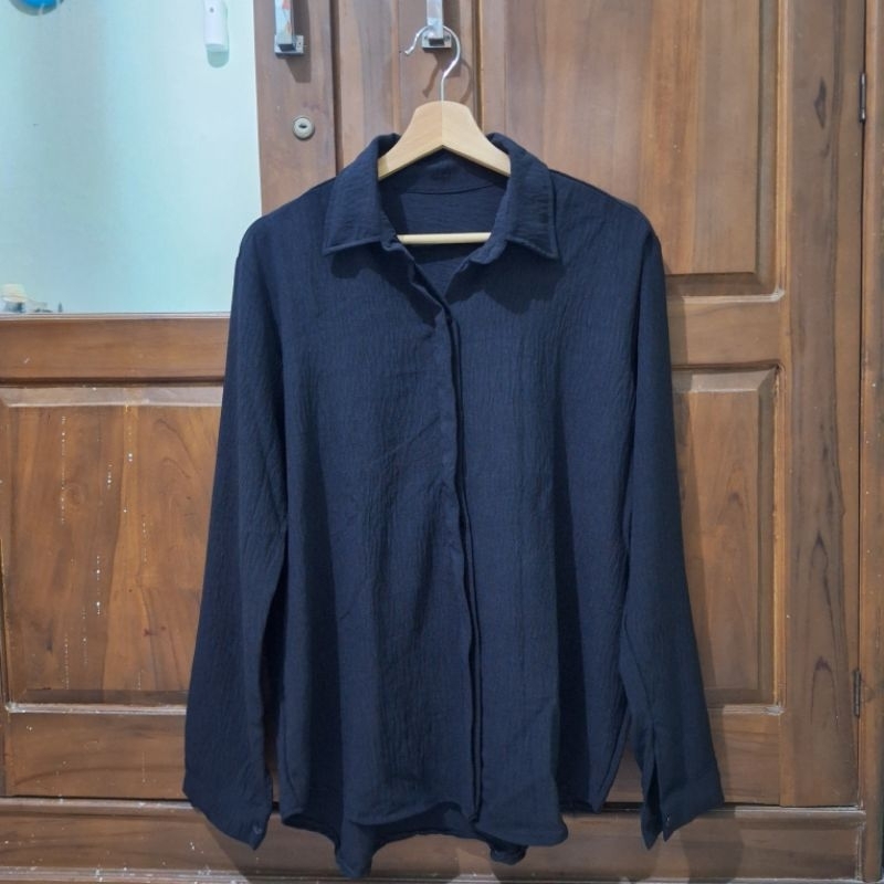 PRELOVED MURAH Atasan Pakaian Baju Kemeja Cewek Wanita Perempuan Bekas Pernah Dipakai Bagus Warna Hi