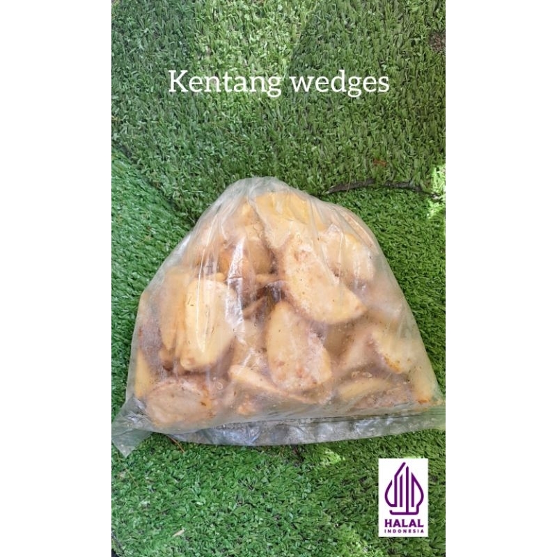 

Kentang wedges / Potato wedges / Kentang frozen / Frozen potato H MEGA WEDGES AVIKO 500gr