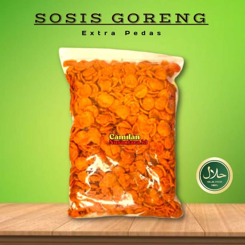 

Sosis Goreng 1 Kg Bumbu Special Gurih Pedas Sosreng Bumbu Extra Pedas