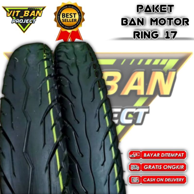 Ban 17 Motor Bebek 70/90 & 80/90 Ring 17 Supra Vega Jupiter Dll