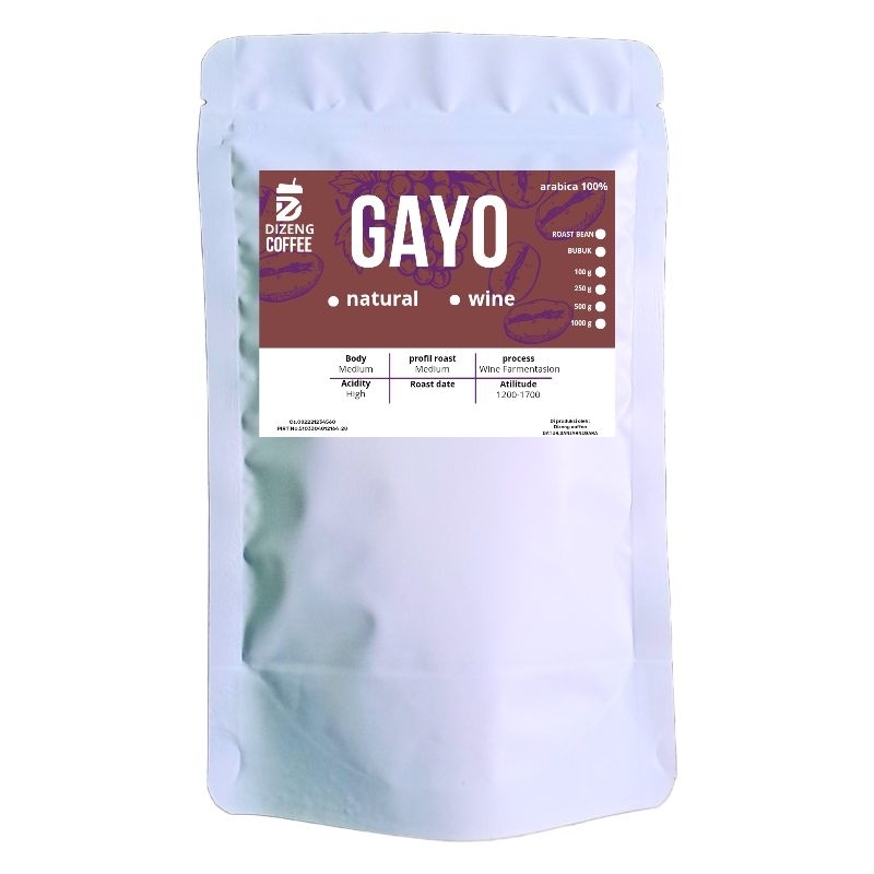 

kopi arabika wine gayo 100 gram