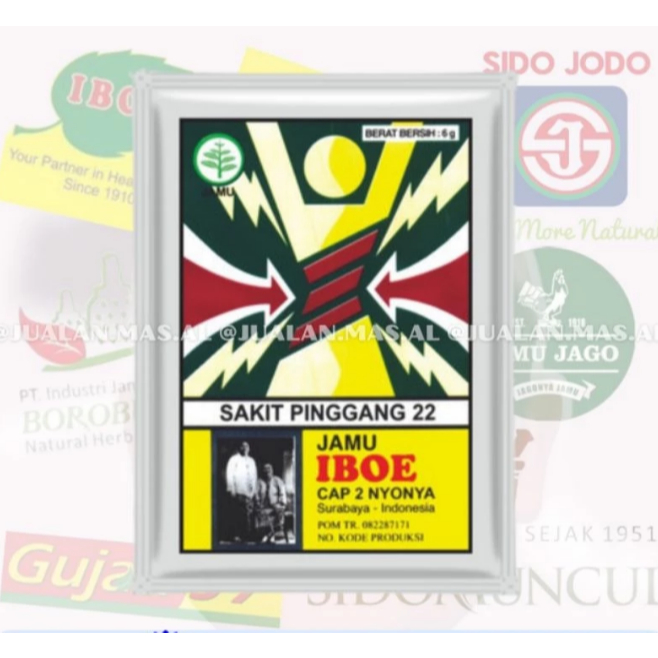 

IBOE - JAMU SAKIT PINGGANG ( ISI 10 SACHET) / Meredakan sakit otot pinggang dan pegal pegal