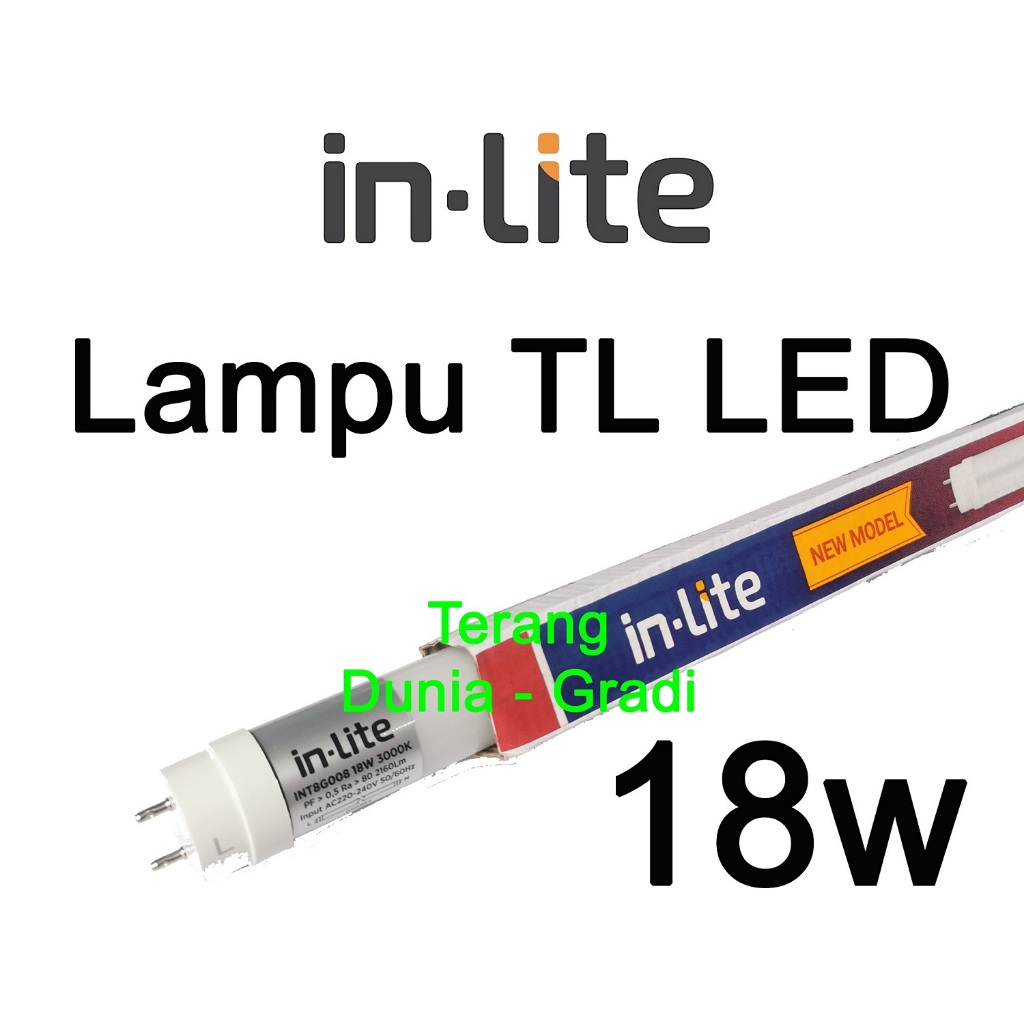 Lampu Neon Inlite 18w Lampu TL neon Inlite 18w Lampu Neon LED 18w Inlite INT8G008 Lampu TL LED 18w I