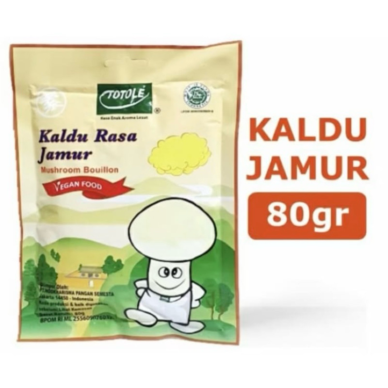 

Bumbu Kaldu Jamur Totole 80 gr / Perasa Vegetarian Non MSG Mokucing