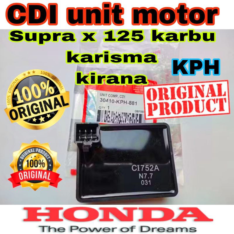 CDI KPH Original Honda Karisma Supra X 125 Karbu