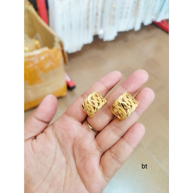 Cincin SS bangkok model emas asli anti karat