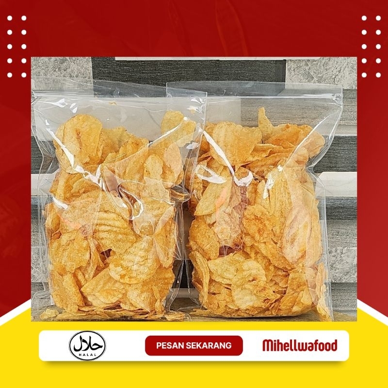

Keripik kentang rasa sapi panggang 100 gram
