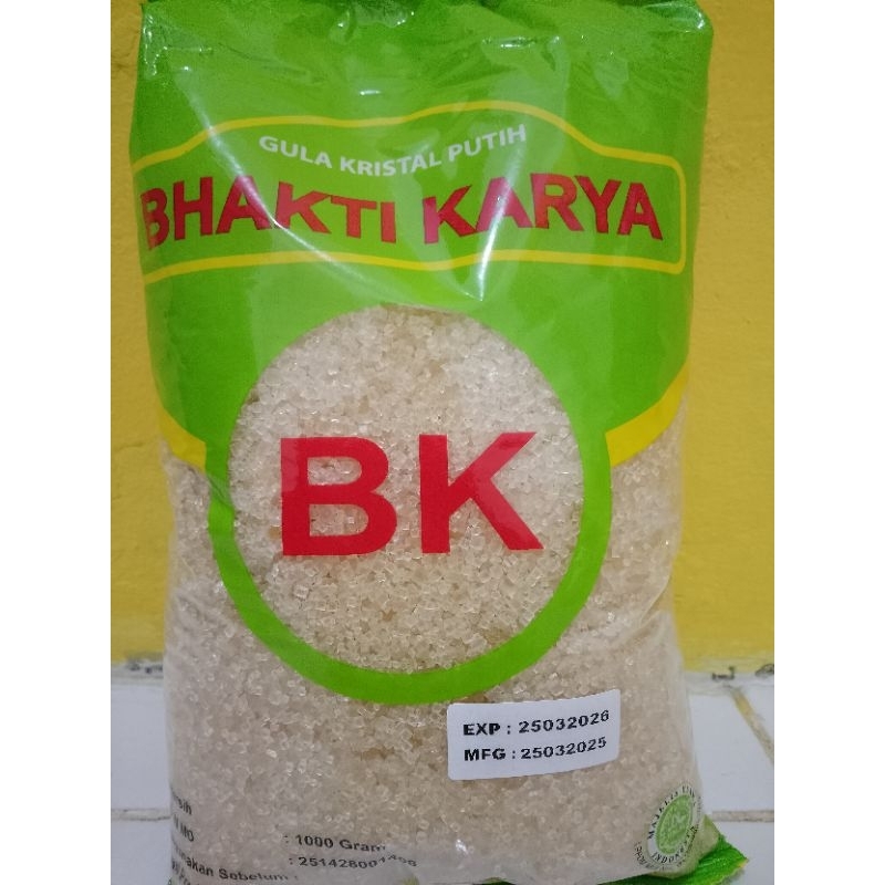 

GULA PASIR BK KRISTAL, KEMASAN 1KG