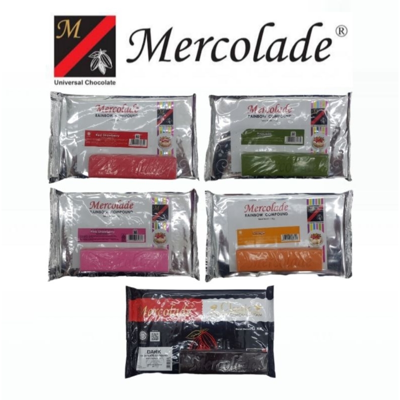

MERCOLADE COKLAT COMPOUND 1 kg AVOCADO DARK CLASSIC ORANGE PINK STRAWBERRY RED STRAWBERRY