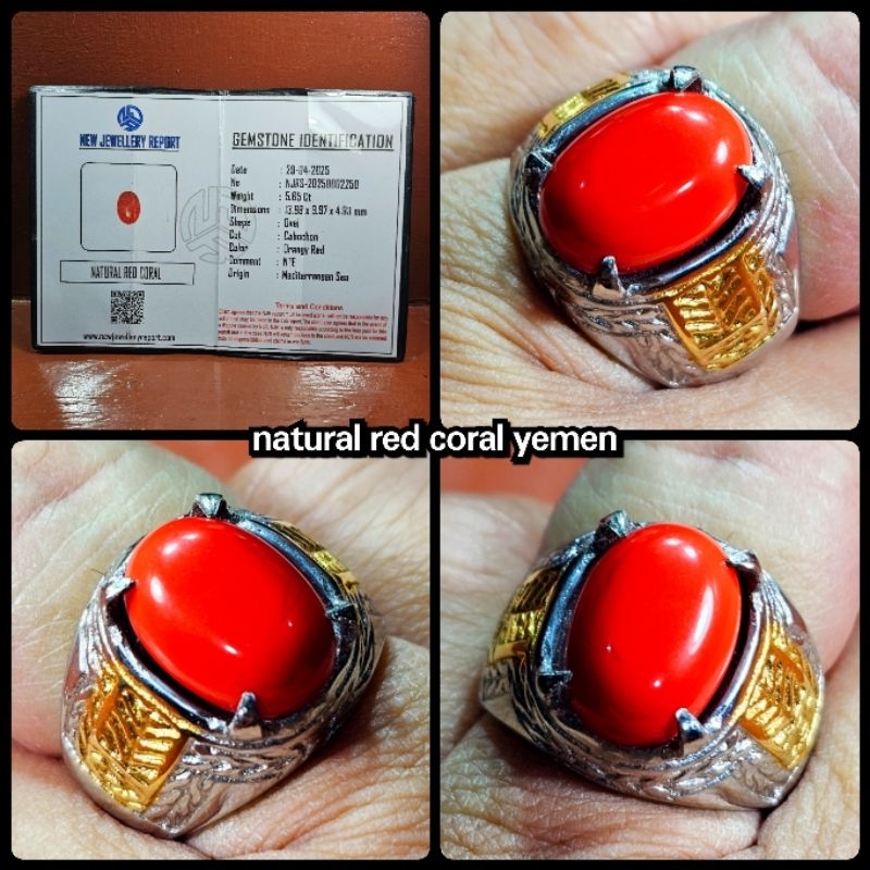 natural batu akik marjan merah asli laut merah