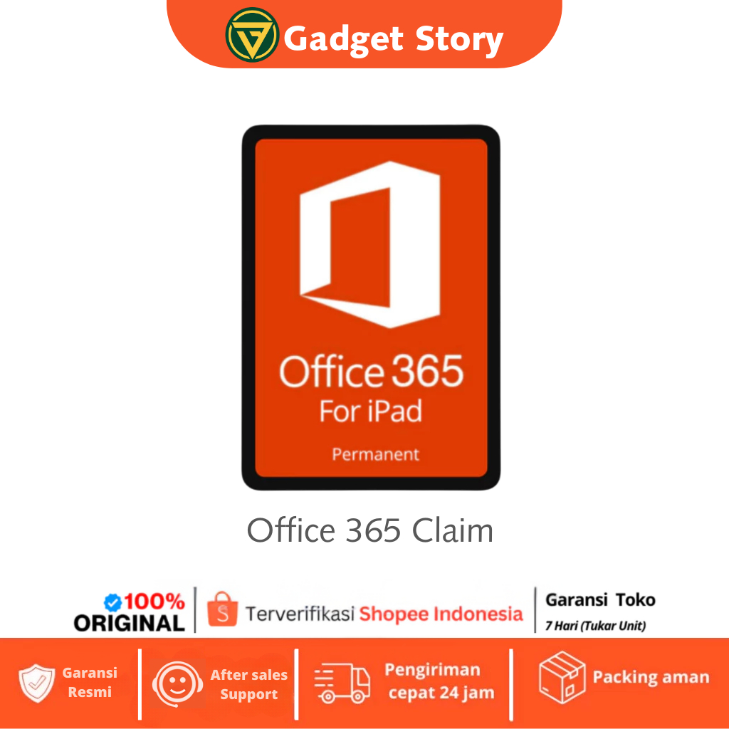 Include Gadget Story Office 365 For iPad ( FREE CLAIM )