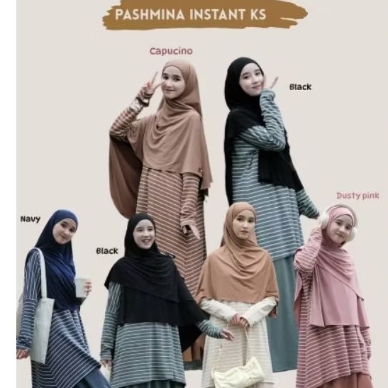 Pashmina instan daily by khumaira syari | pashmina syar'i