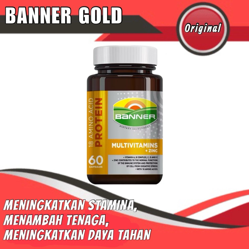BANNER GOLD Vitamin ayam aduan isi 60