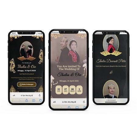 Undangan Website Standart - Undangan Website Kekinian