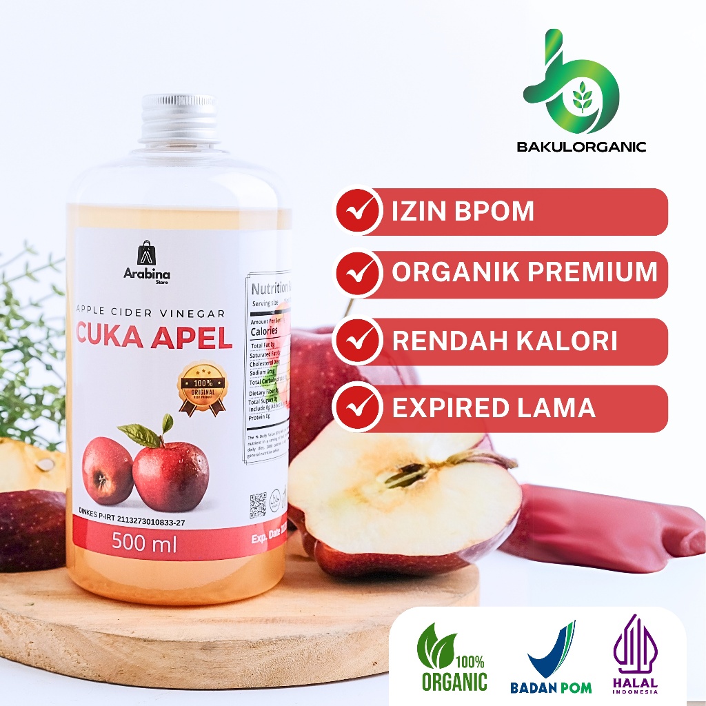 

Bakulorganic Cuka Apel 100% Murni Diet With Mother