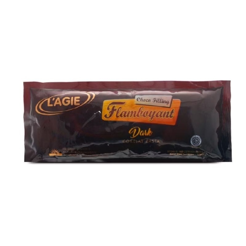 

L'agie Flamboyant Choco Filling Dark/Cokelat Pasta 500 gram