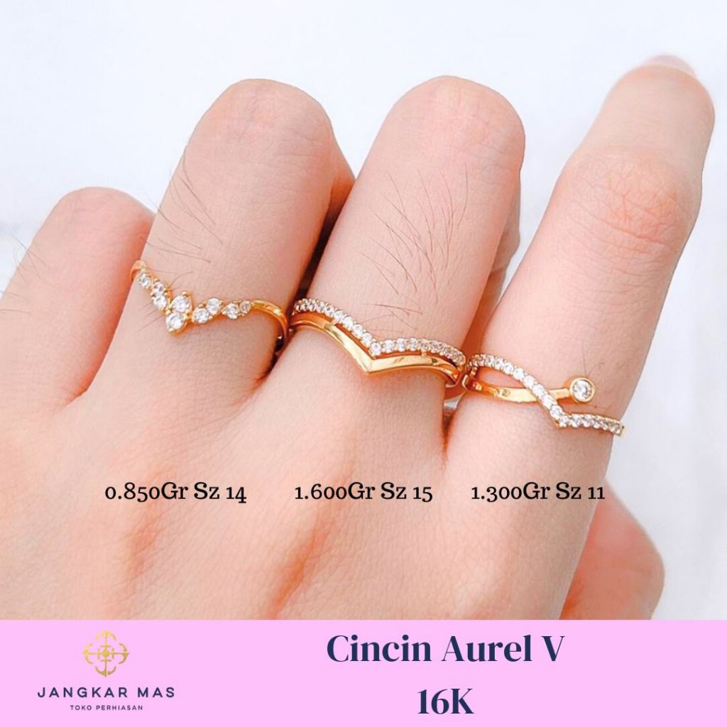 CINCIN EMAS AUREL V KADAR 16K