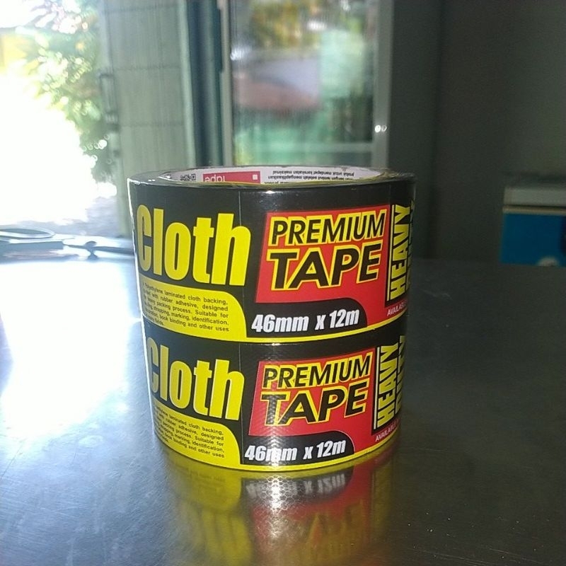 Lakban Hitam - Nachi Tape Cloth Premium Tape