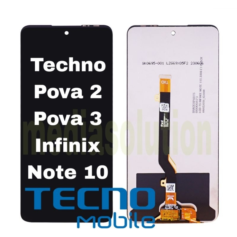 LCD Tecno Pova 2 | Pova 3 | Infinix Note 10 HD plus fullset touchscreen
