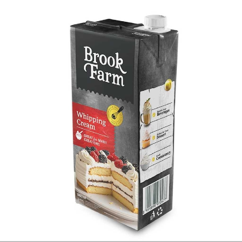 

Brookfarm whipping cream UHT 1 liter / 1000ml
