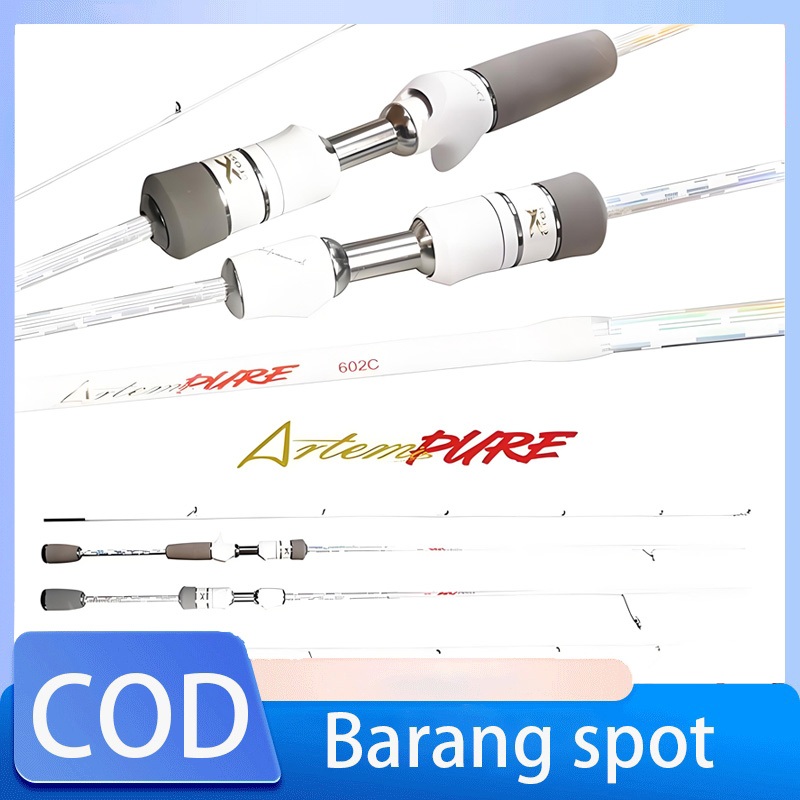 BARU ArtemisPure Casting Rod Joran Pancing Spinning Rod UL Pancing Fishing Rod 1.5m-1.98m Carbon