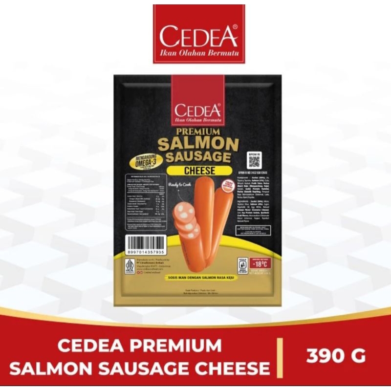 

CEDEA SALMON SAUSAGE CHEESE 390GR