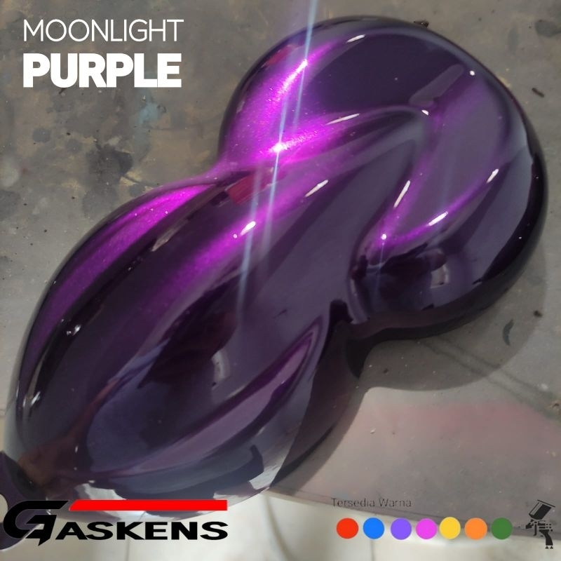 Cat Moonlight Purple PU 250.ml Dominan Hitam Efek Ungu Cat Duco PU Cat Mobil Cat Body Motor