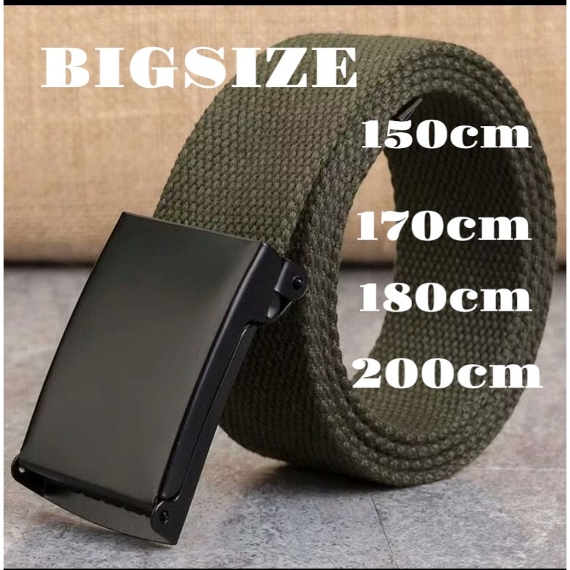 Gesper Sabuk Pria CATUN CANVAS BIG SIZE Kepala Jepit  Korpri Motif Random