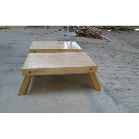 Meja Dingklik Bangku Kayu Lipat Minimalis Tempat Tatakan Dudukan Laptop Serbaguna