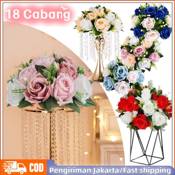 RHAAST Bunga Peony Premium Dekorasi / Bunga Mawar Wedding Dekorasi / Bunga Dekorasi Pernikahan / Bun
