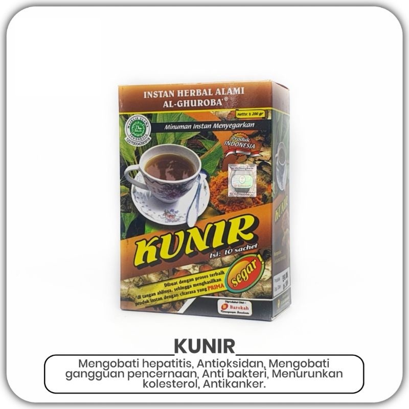 

Instan KUNIR Herbal \ MINUMAN HERBAL Al-Ghuroba Isi 10 Sachet