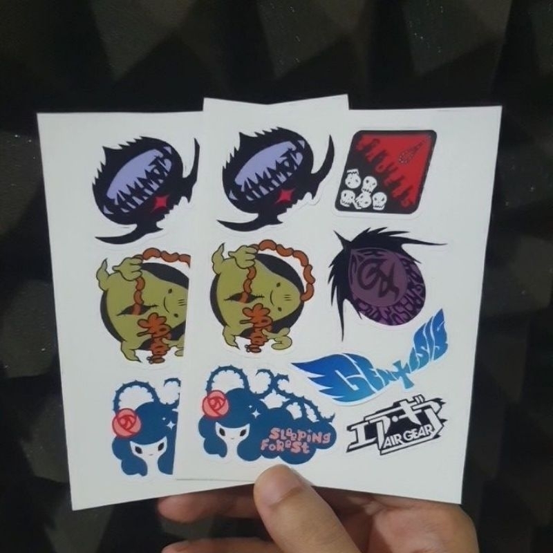 

Stiker Emblem Air Gear ukuran kecil