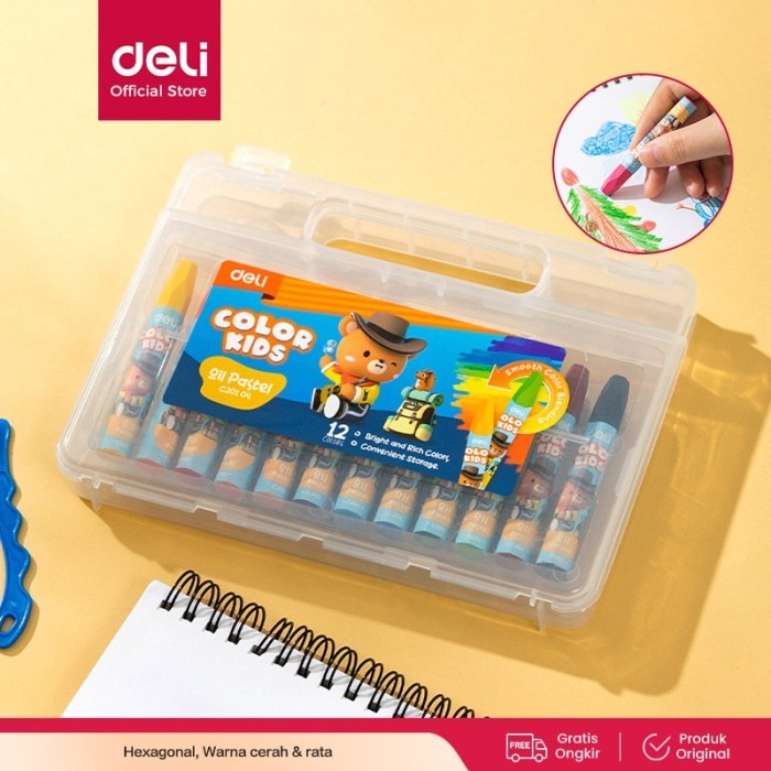 

Deli Oil Pastel Crayon 12 Warna Cerah Sempurna Tidak Beracun EC20104