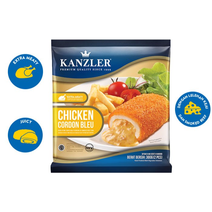 

Kanzler Chicken Cordon Bleu (300gr)