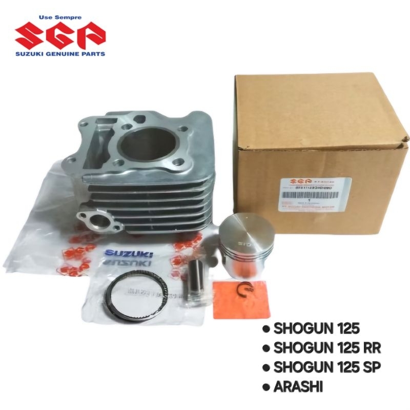 BLOK BLOCK SEHER + PISTON KIT SHOGUN 125 SHOGUN 125RR SHOGUN 125SP ARASHI ORIGINAL SGP OEM JAPAN