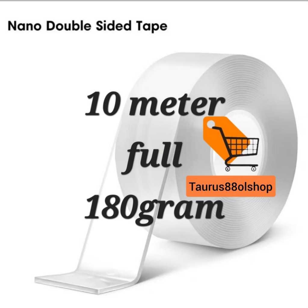 

[ TAURUS88 ]Double Tape Nano Tape 10M Selotip Bening 2 Sisi Serbaguna 10M Perekat Selotip Tape 2 Sisi