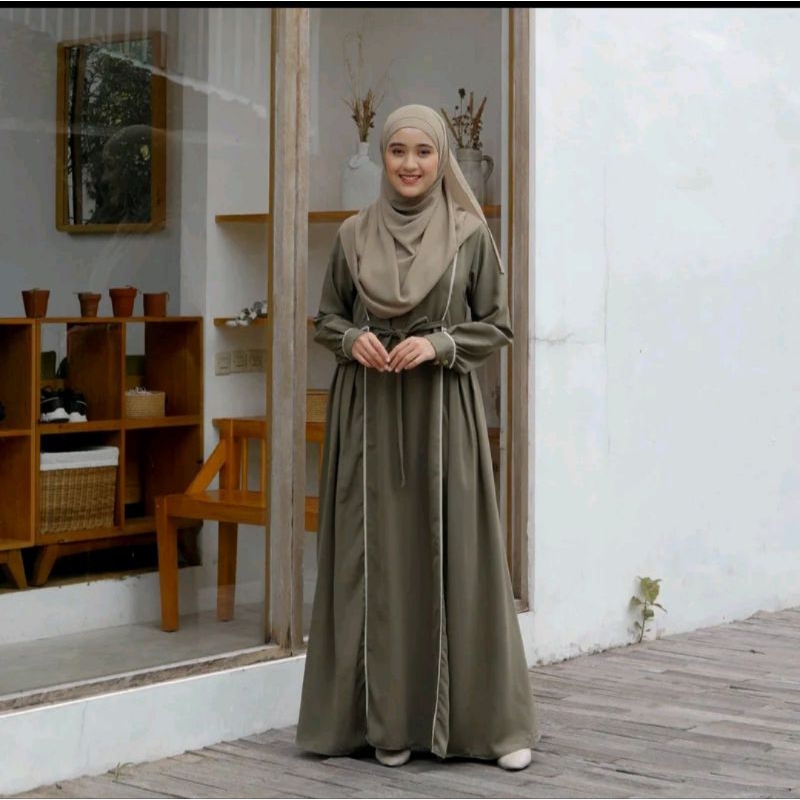 Preloved gamis set hijab By Naisha