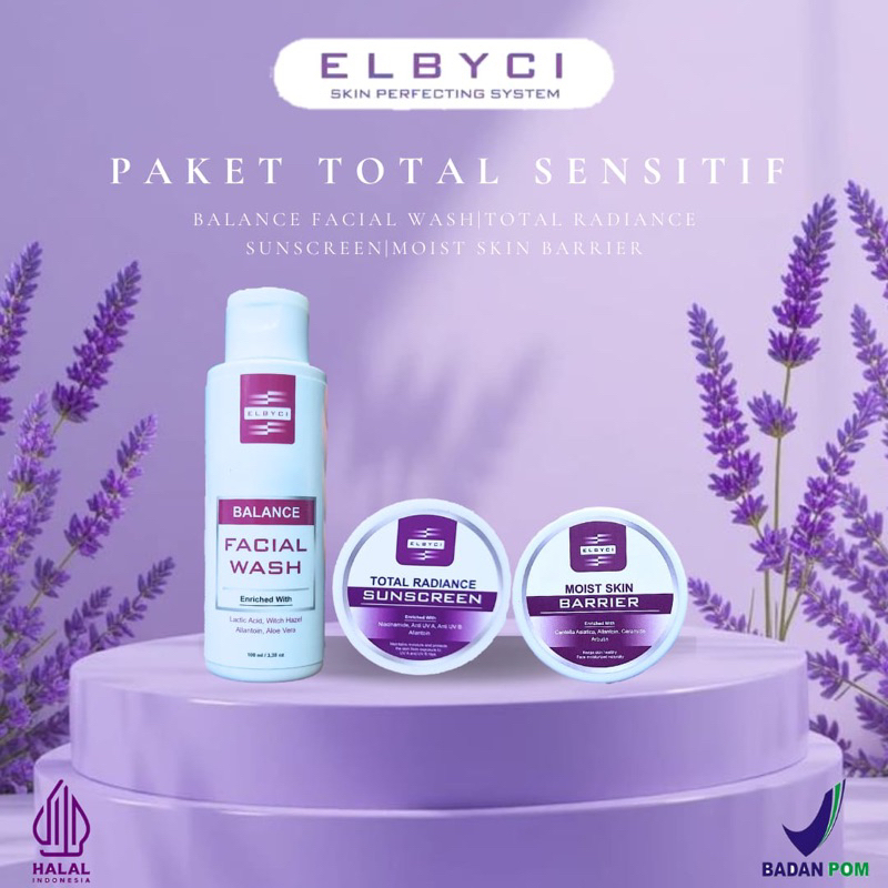 PAKET PLATINUM BARIER SENSITIF ELBYCI SKINCARE