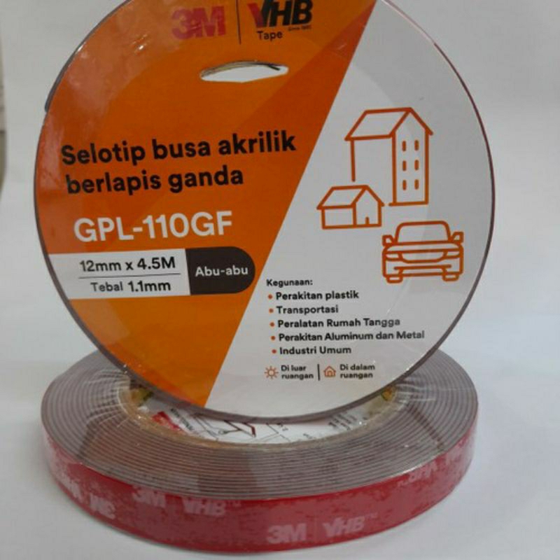 

Doble tape Busa 3M Akrilik berlapis ganda