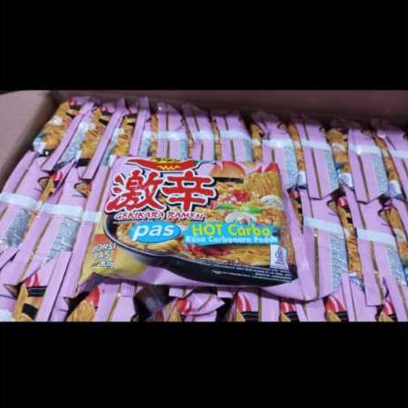 

NISSIN Gekikara Ramen PAS Hot Carbo 81gr, Rasa Carbonara Pedas, Hot Spicy