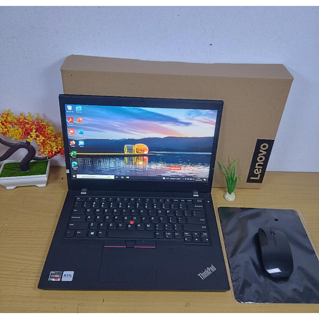 LAPTOP KENCANG LENOVO THINKPAD L14 GEN 2 RYZEN 5-5650U RAM 16 GB SSD 512 GB NVMe