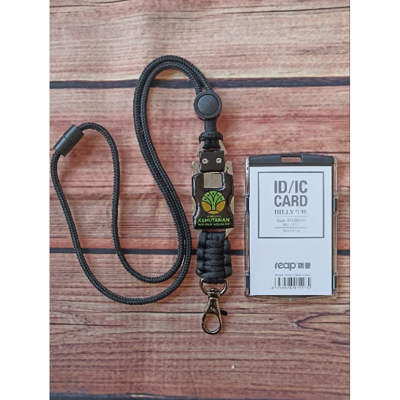 

Tali Id Card Logo KEHUTANAN TERBARU Model Tactical Bisa COD