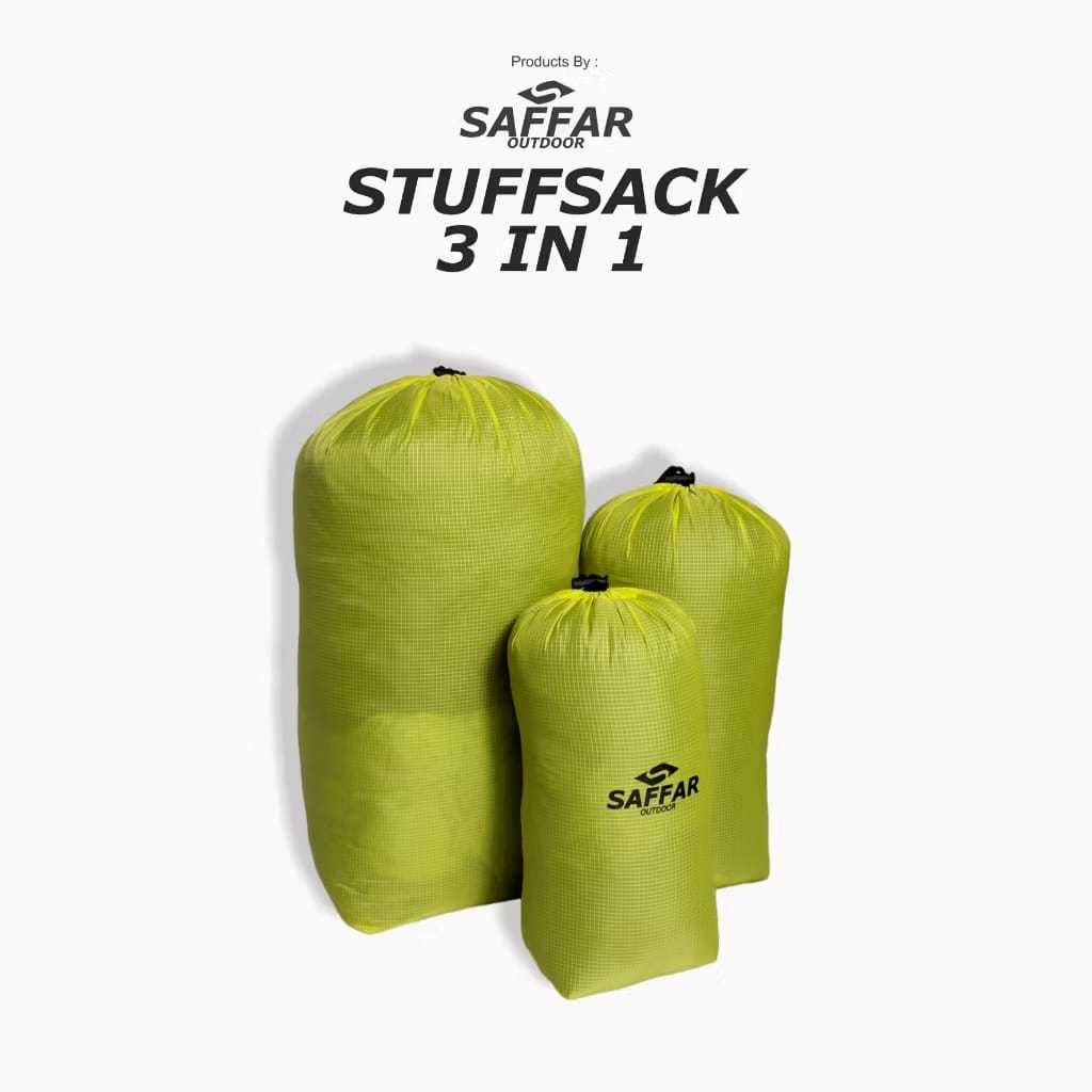 Stuff sack Saffar Outdoor waterproof tas kantong serut kantong sleeping bag tas serba guna