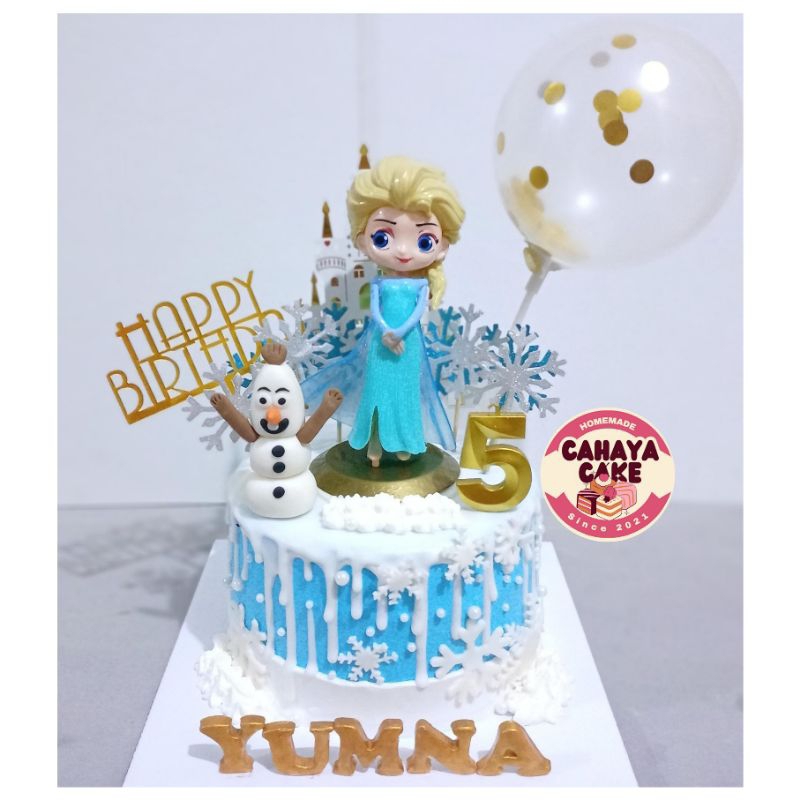 

Elsa Cake / Kue Ulang Tahun Elsa / Kue Ultah Princess Elsa