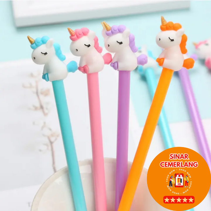 

SC Pulpen UNICORN CHUBBY Gel Pena 0.5mm / Pen Karakter Lucu Alat Tulis Kantor Sekolah Termurah