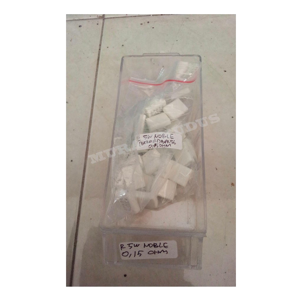 RESISTOR KAPUR /R 5WATT NOBLE (BERDIRI) BPR56 0,15 OHM