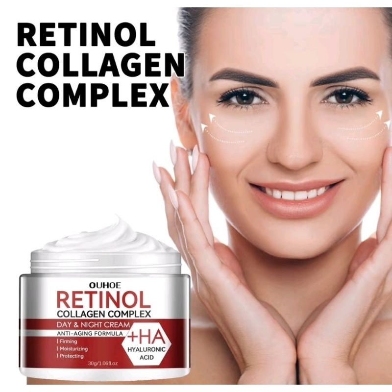 RETINOL CREAM SIANG MALAM RETINOL CREAM ANTI AGING  PERBAIKAN RETINOL NIGHT CARE PENGHILANG FLEK HIT