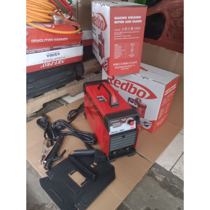 MESIN LAS REDBO MMA-160 TRAVO LAS 900 WATT REDBO MMA-160